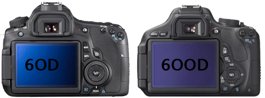 canon 60d vs 600d